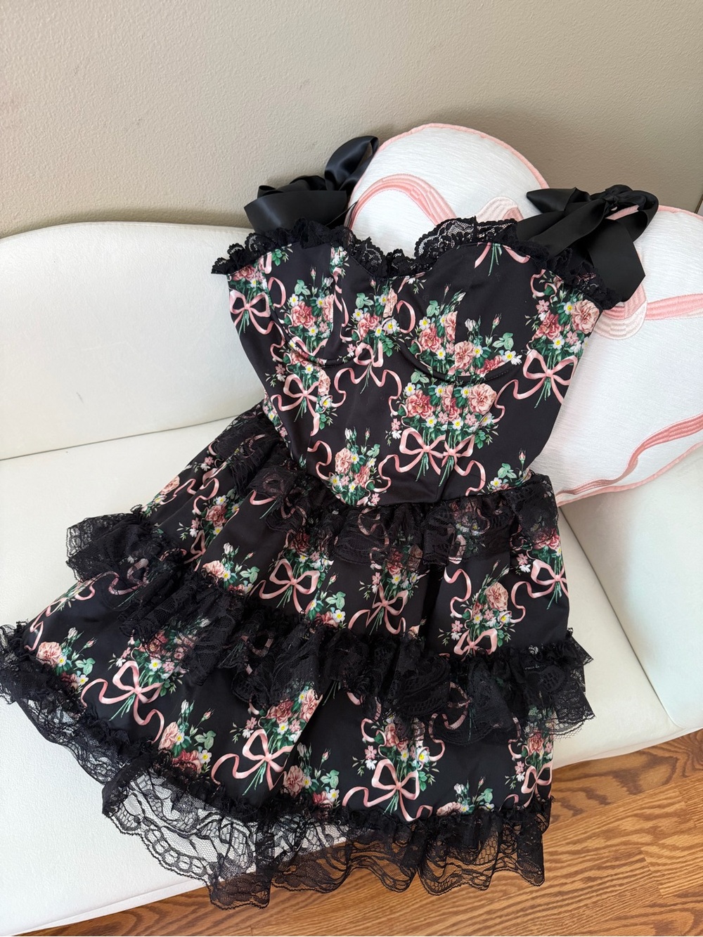 Dolls Kill Widow Bewitched Bloom Mini Dress